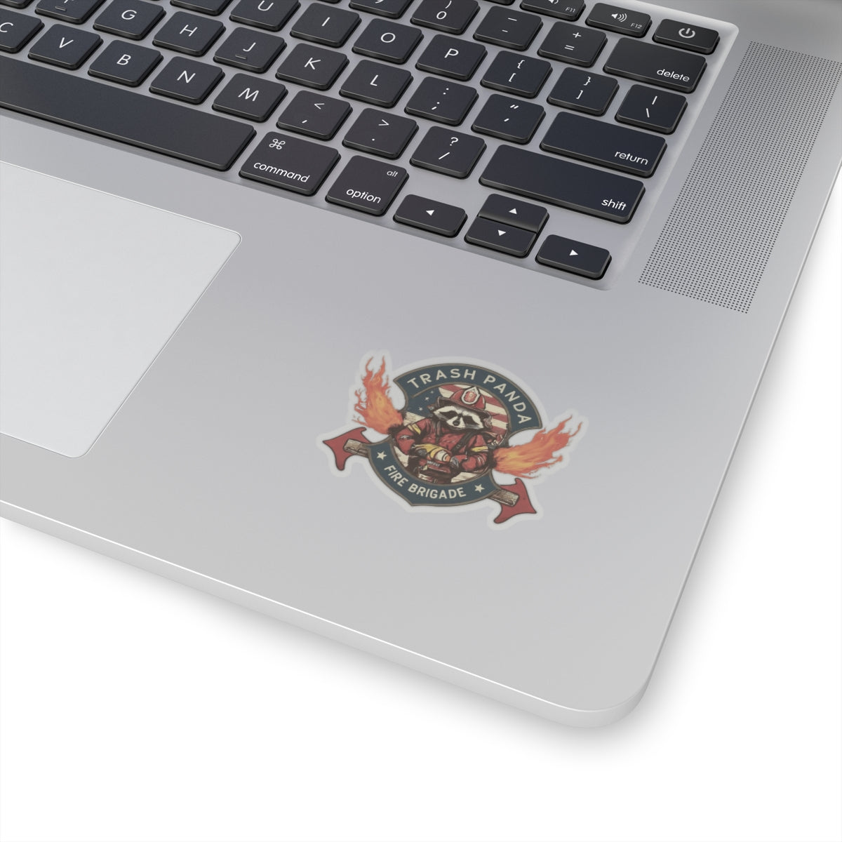 TRASH PANDA FIRE BRIGADE HELMET STICKER 2X2"